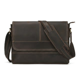 Bolsa de Couro Crossbody Vintage Dommy