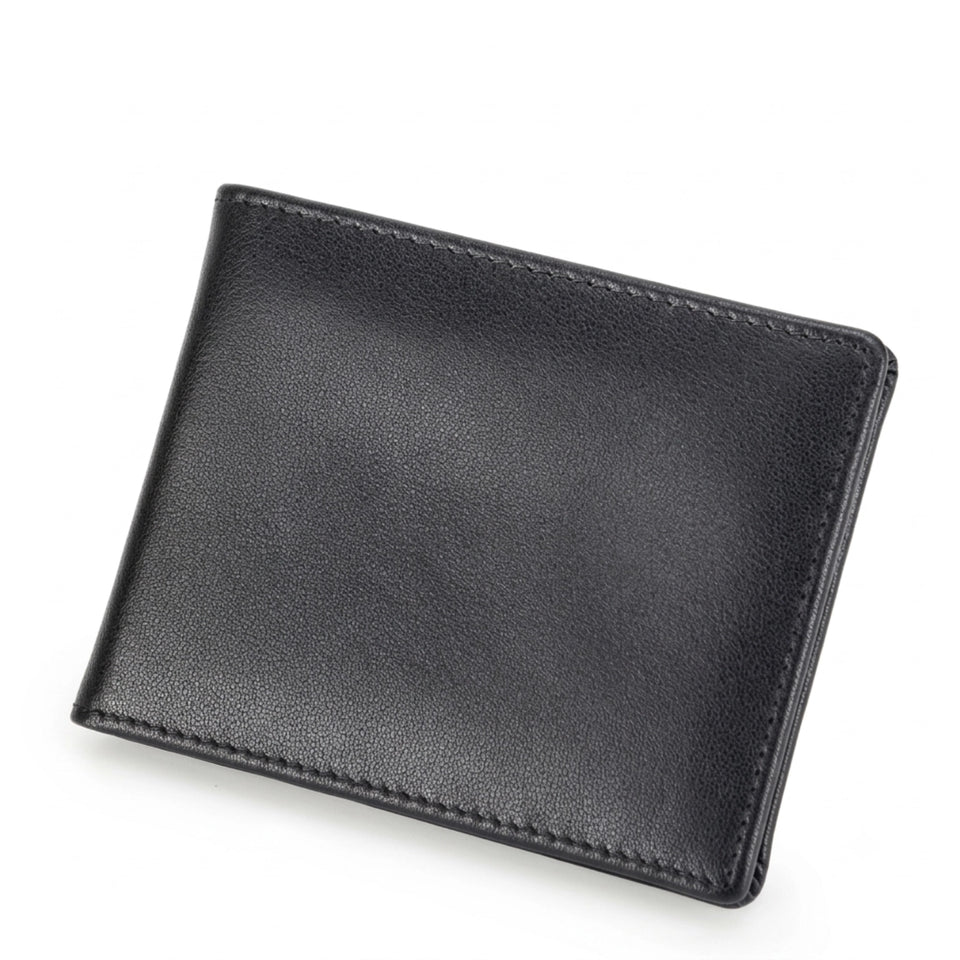 Carteira Masculina Couro Slim Bifold