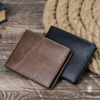 Carteira Masculina Couro Slim Bifold