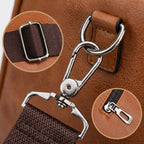 Maleta de couro executiva masculina Slim Savalli para uso profissional
