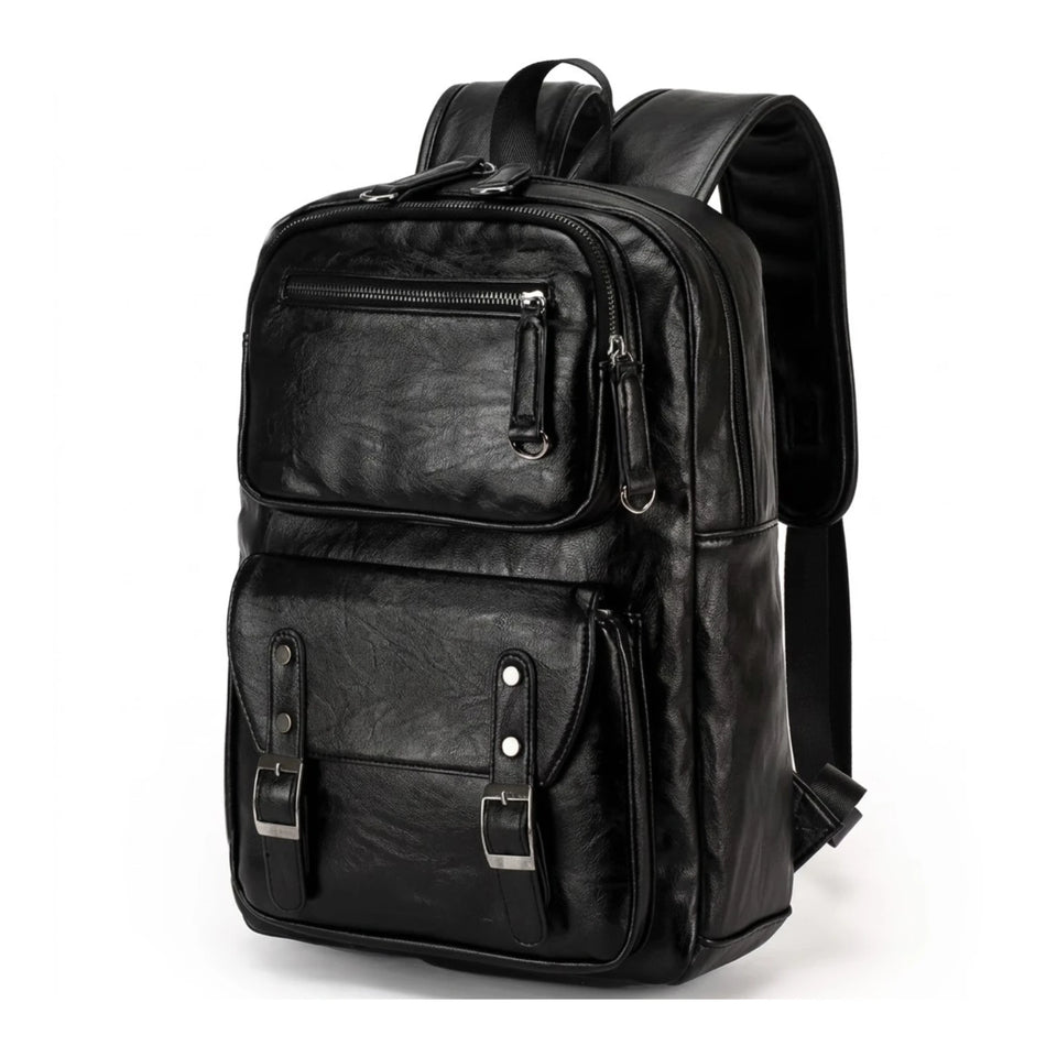 Mochila de Couro Executiva Retrô Lucca