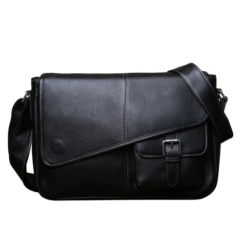 "Bolsa de Couro Crossbody Vintage Lucca, bolsa masculina de couro transversal com design vintage, acabamento premium e estilo sofisticado para o dia a dia."