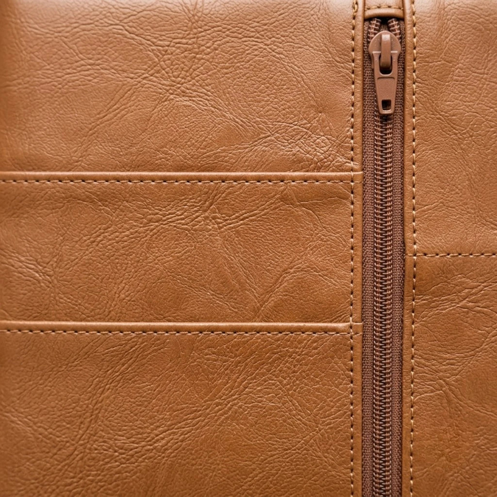 Bolsa masculina transversal Capri em couro legítimo, bolsa de couro legítimo masculina com design elegante, funcional e acabamento de alta qualidade