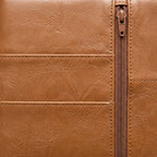 Bolsa masculina transversal Capri em couro legítimo, bolsa de couro legítimo masculina com design elegante, funcional e acabamento de alta qualidade