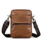 Bolsa masculina transversal Capri em couro legítimo, bolsa de couro legítimo masculina com design elegante, funcional e acabamento de alta qualidade