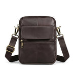 Bolsa masculina transversal Capri em couro legítimo, bolsa de couro legítimo masculina com design elegante, funcional e acabamento de alta qualidade