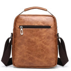 Bolsa masculina transversal Milano em couro legítimo, bolsa de couro legítimo masculina com design elegante, funcional e acabamento de alta qualidade