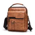 Bolsa masculina transversal Milano em couro legítimo, bolsa de couro legítimo masculina com design elegante, funcional e acabamento de alta qualidade