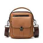 Bolsa de couro masculina Valenzo elegante para uso diário e trabalho.