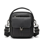 Bolsa de couro masculina Valenzo elegante para uso diário e trabalho.