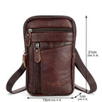 Bolsa de Couro Transversal Arms Urban confortável e funcional para o dia a dia.