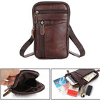 Bolsa de Couro Transversal Arms Urban confortável e funcional para o dia a dia.