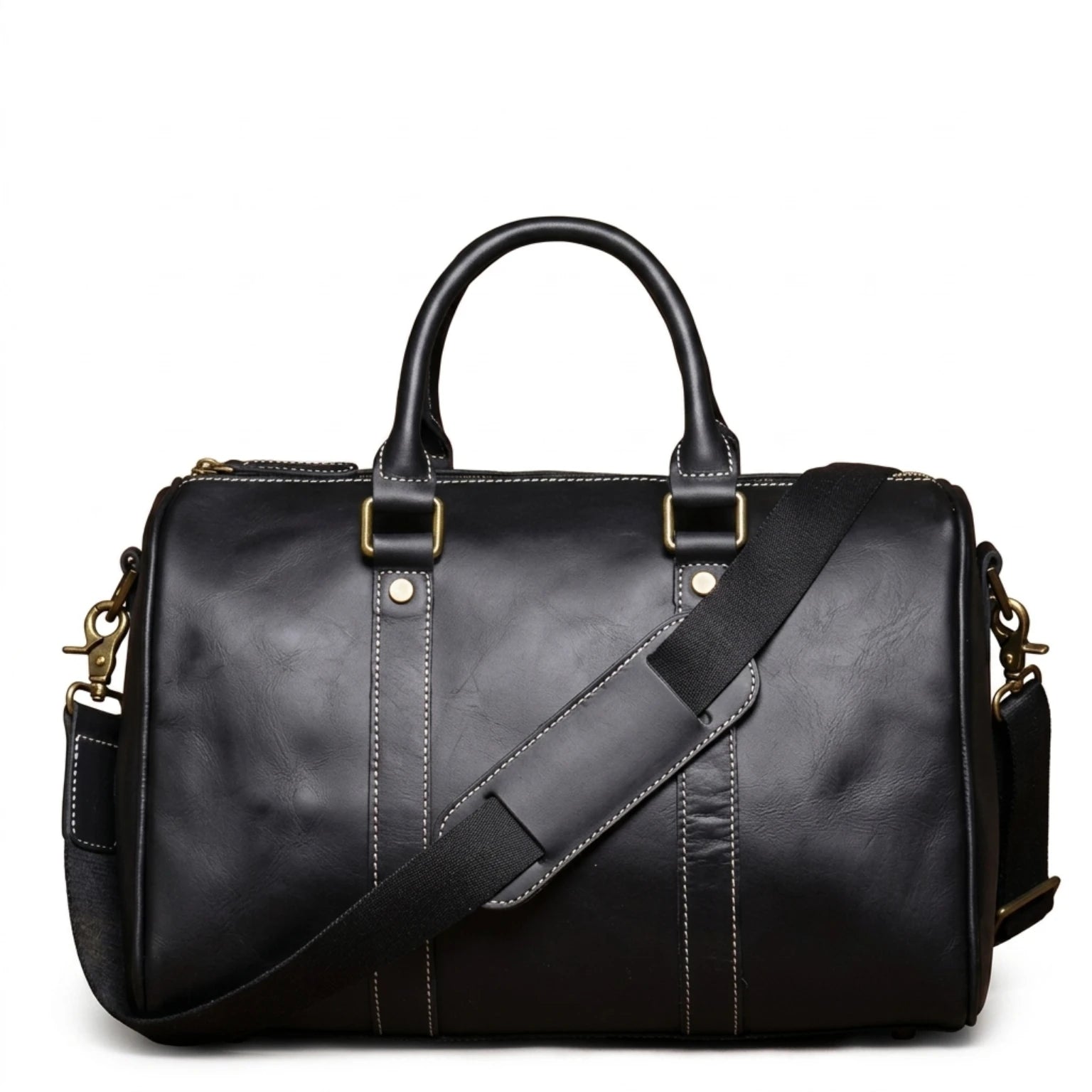 Bolsa de Viagem de Couro Milano Heritage com design elegante e acabamento premium.