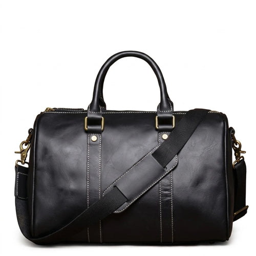 Bolsa de Viagem de Couro Milano Heritage com design elegante e acabamento premium.