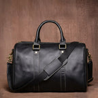 Bolsa de couro Milano Heritage perfeita para viajar com conforto e elegância.
