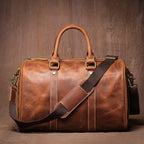 Bolsa de couro Milano Heritage perfeita para viajar com conforto e elegância.
