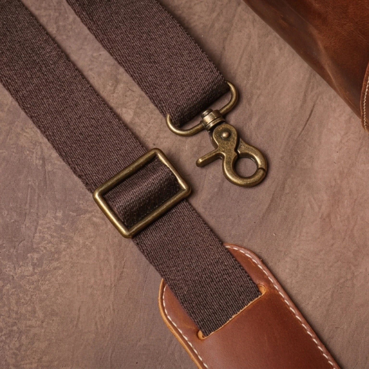 Bolsa de couro Milano Heritage perfeita para viajar com conforto e elegância.