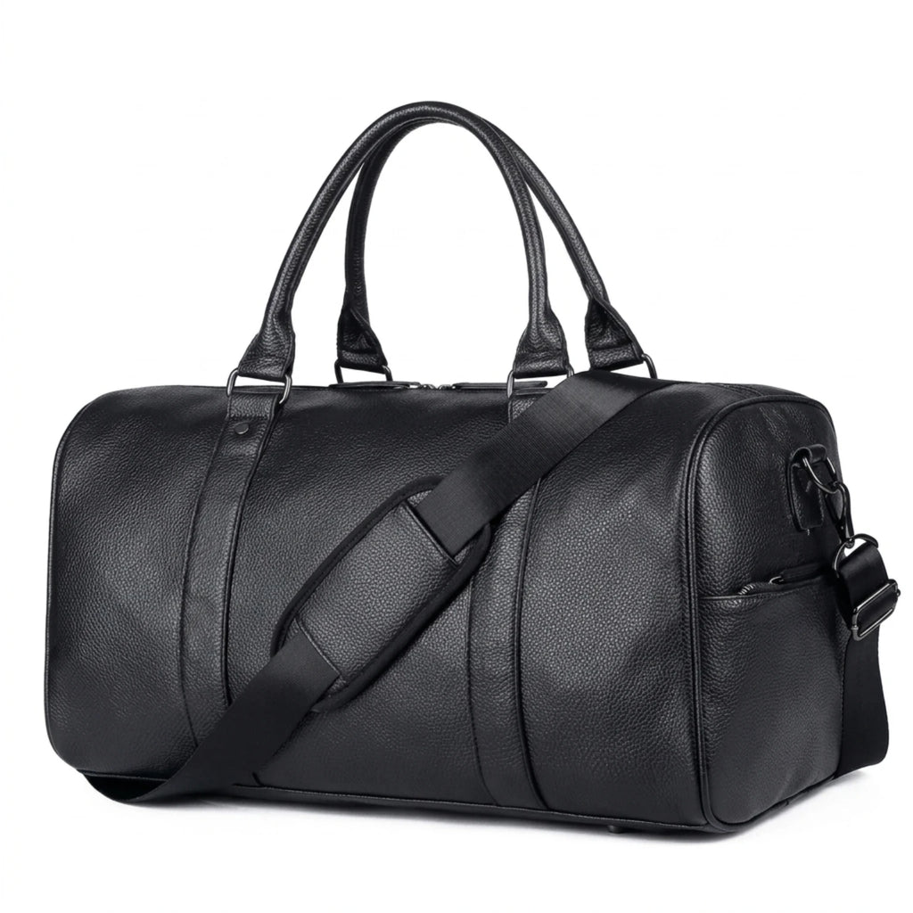 Bolsa de Viagem de Couro Milano Leather com design sofisticado e acabamento premium.