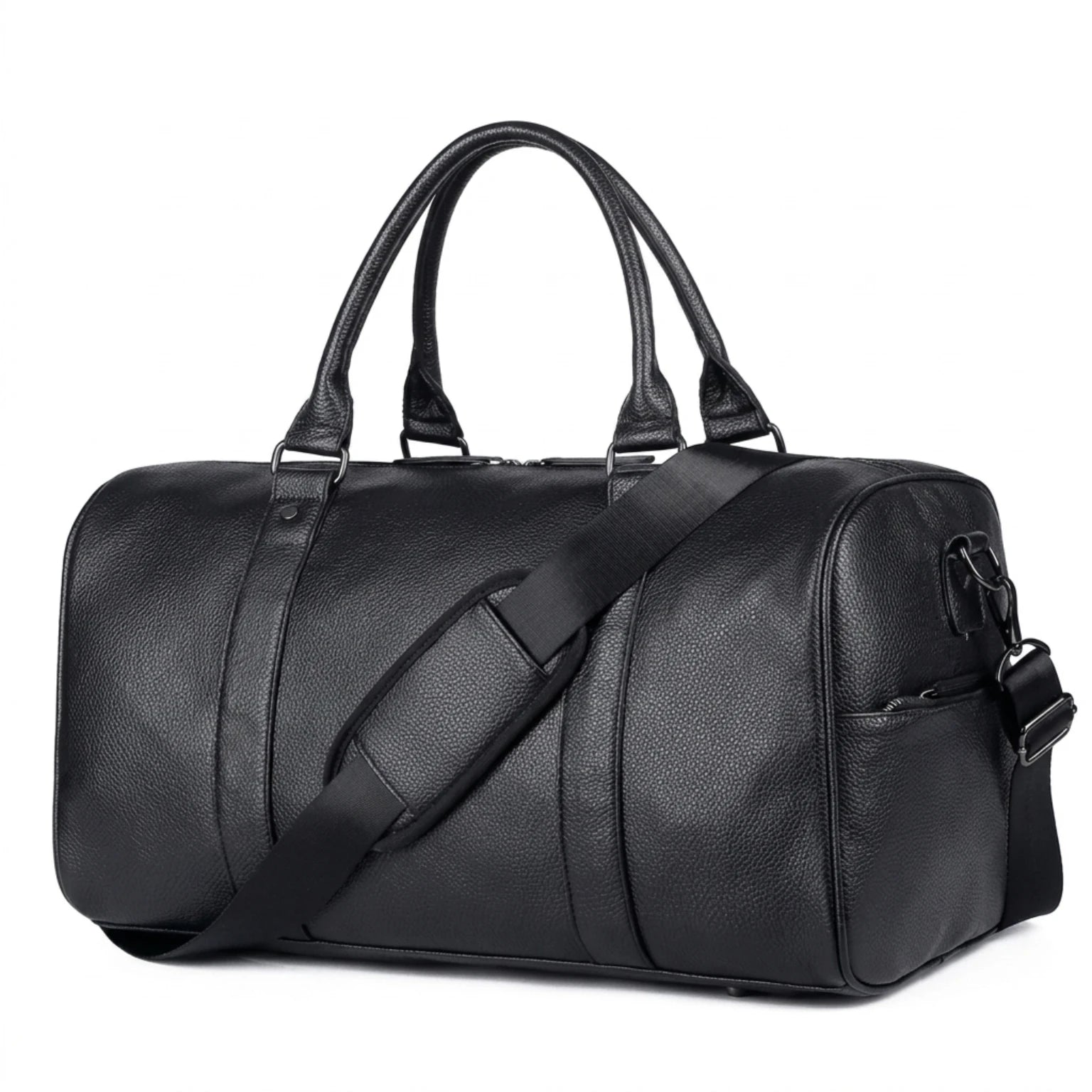 Bolsa de Viagem de Couro Milano Leather com design sofisticado e acabamento premium.