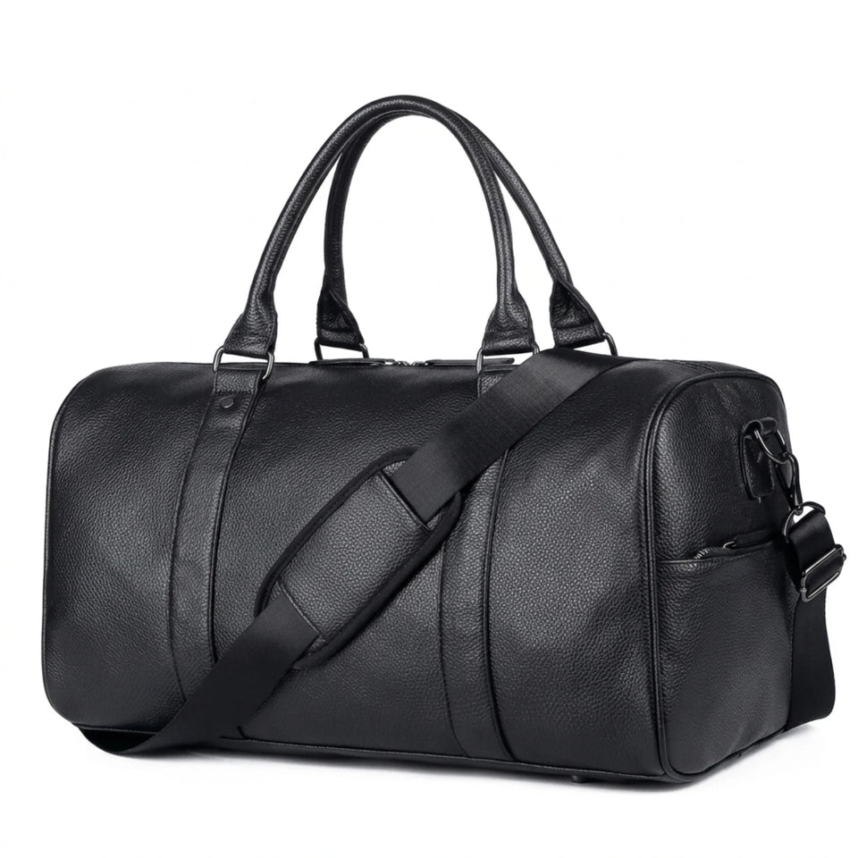 Bolsa de Viagem de Couro Milano Leather com design sofisticado e acabamento premium.
