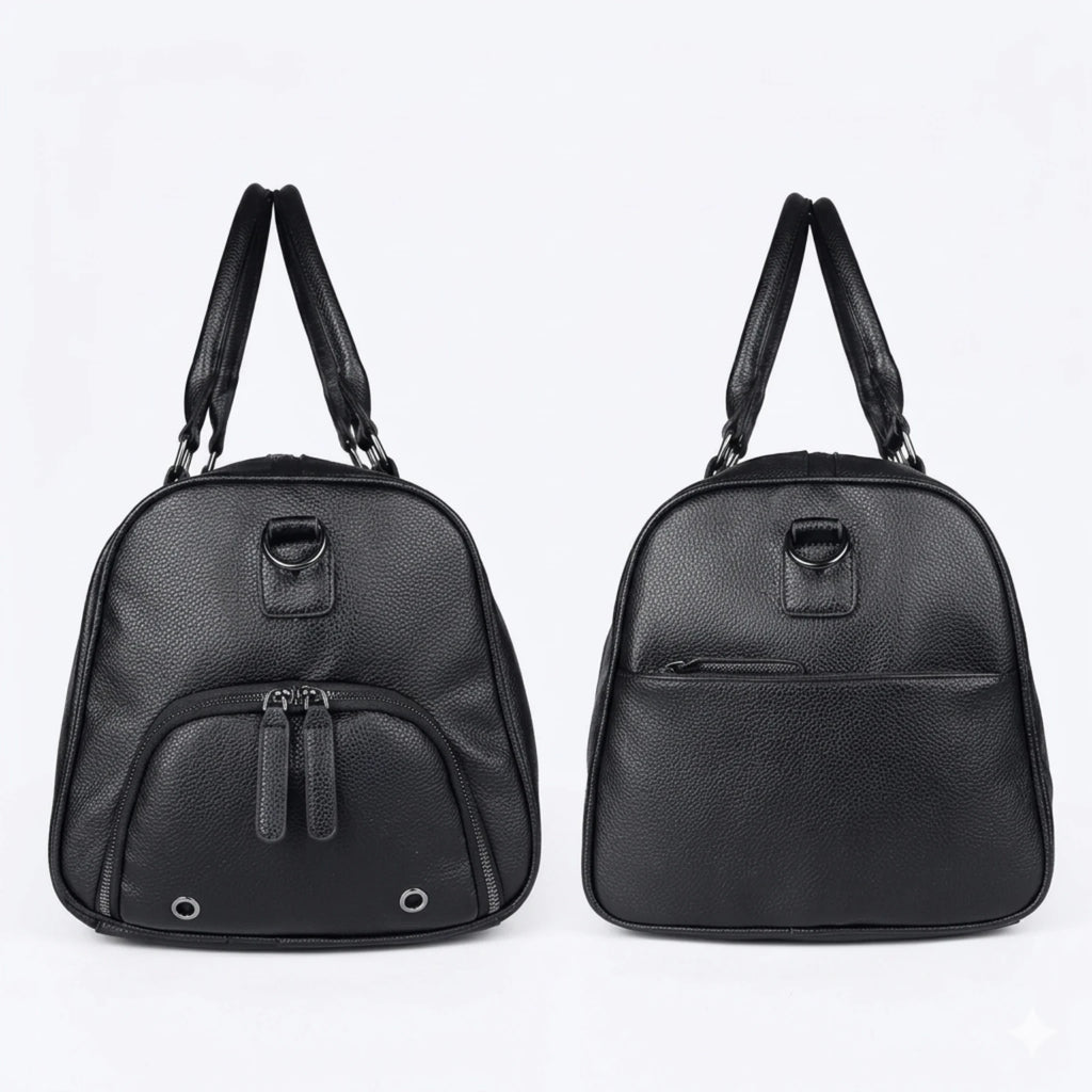 Bolsa de couro Milano Leather perfeita para viagens confortáveis com elegância e durabilidade.