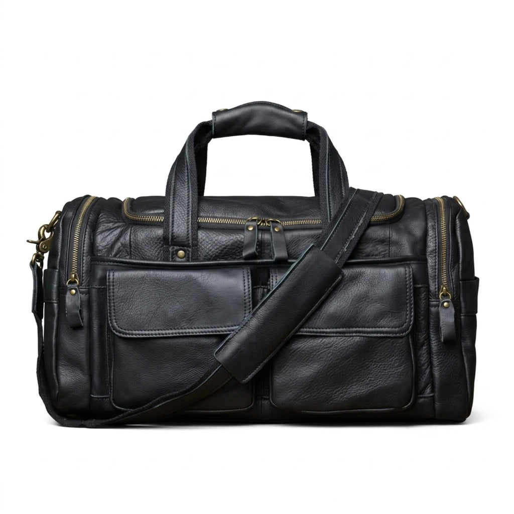Bolsa de Viagem Executiva de Couro Lorenzo elegante para viagens e compromissos profissionais.