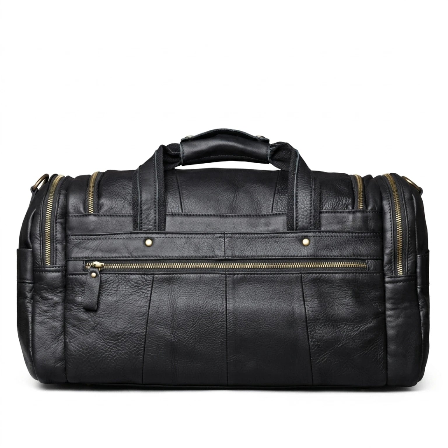Bolsa de couro Lorenzo para viagem com estilo refinado e excelente organização.