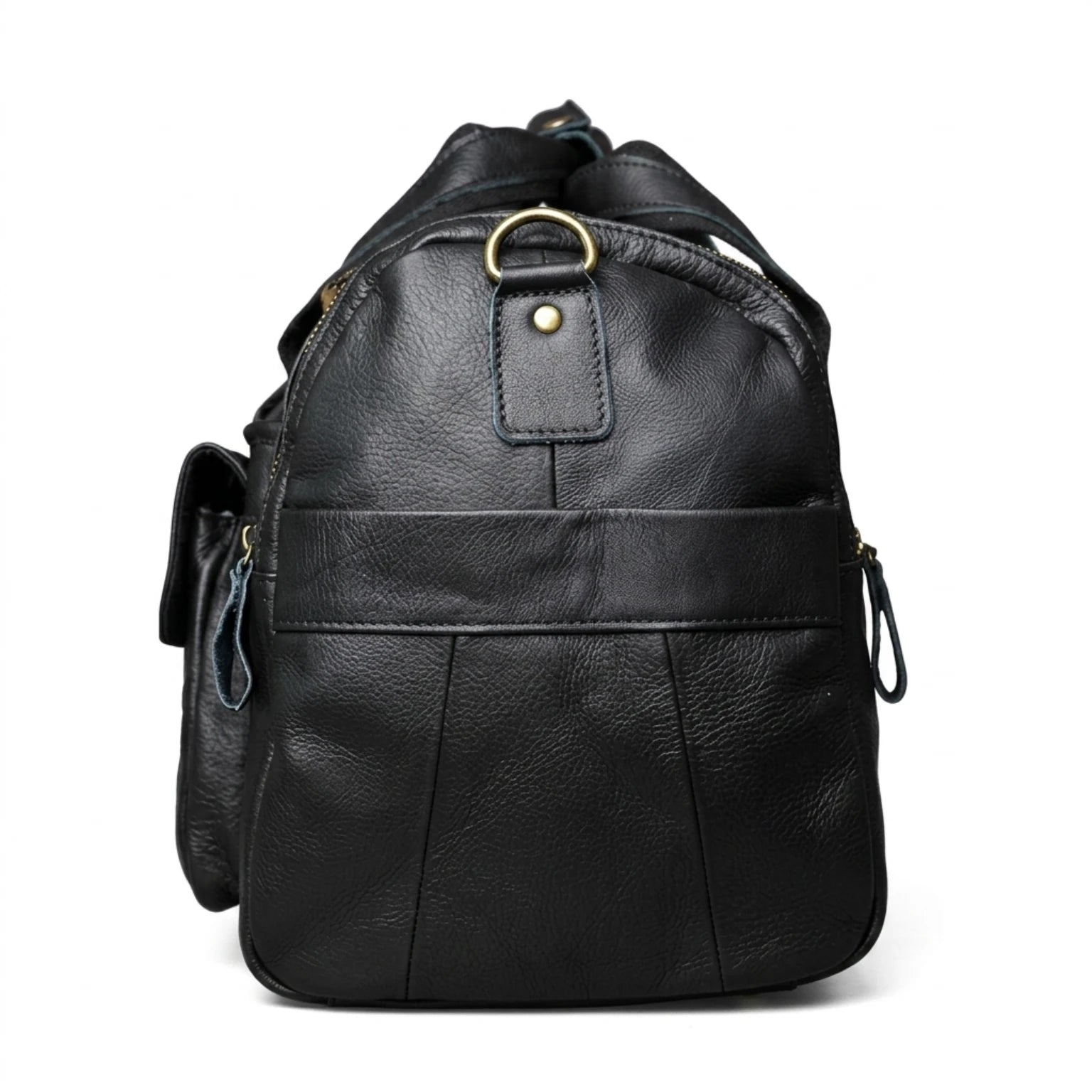 Bolsa de couro Lorenzo para viagem com estilo refinado e excelente organização.