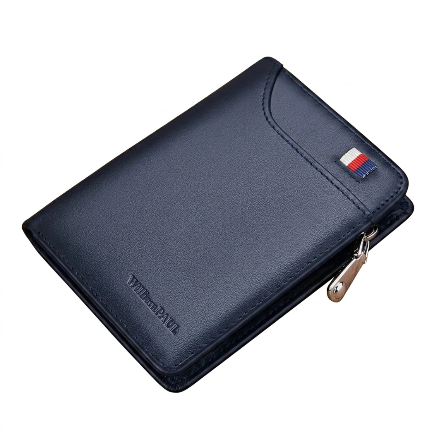 Carteira Masculina Couro Bifold Monaco em couro legítimo, carteira masculina slim com acabamento premium e design sofisticado