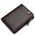 Carteira Masculina Couro Bifold Monaco em couro legítimo, carteira masculina slim com acabamento premium e design sofisticado