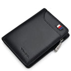 Carteira Masculina Couro Bifold Monaco em couro legítimo, carteira masculina slim com acabamento premium e design sofisticado