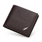 Carteira Masculina de Couro Texas Bifold, carteira masculina em couro legítimo com design bifold, estilo clássico e acabamento premium