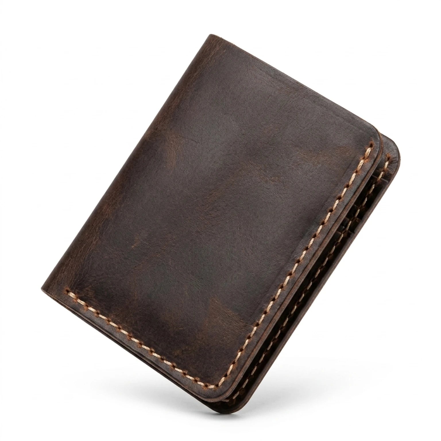 Carteira Masculina de Couro Vintage Slim Heritage, carteira masculina em couro legítimo com design slim, estilo clássico e acabamento premium