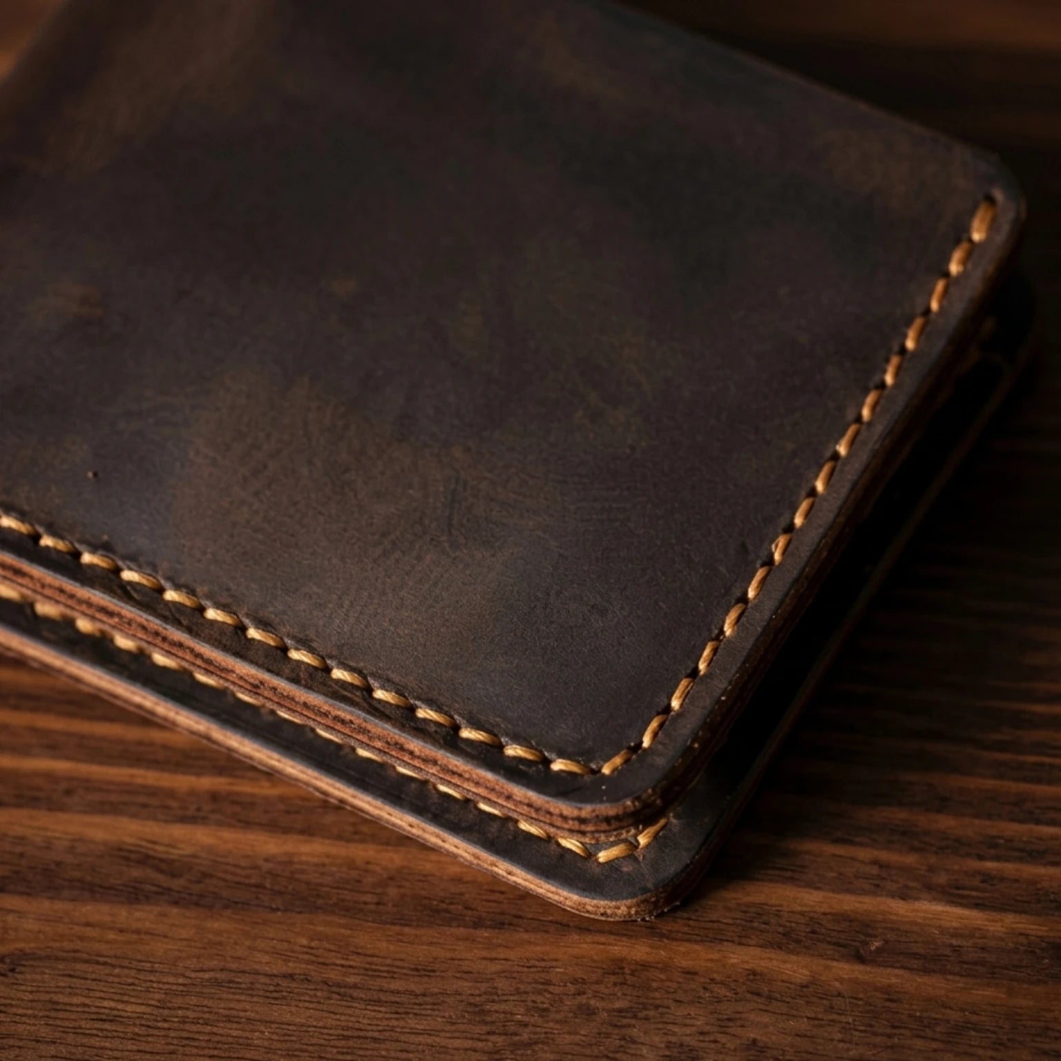 Carteira masculina de couro Heritage Vintage Slim, modelo slim premium para homens que valorizam estilo e elegância atemporal