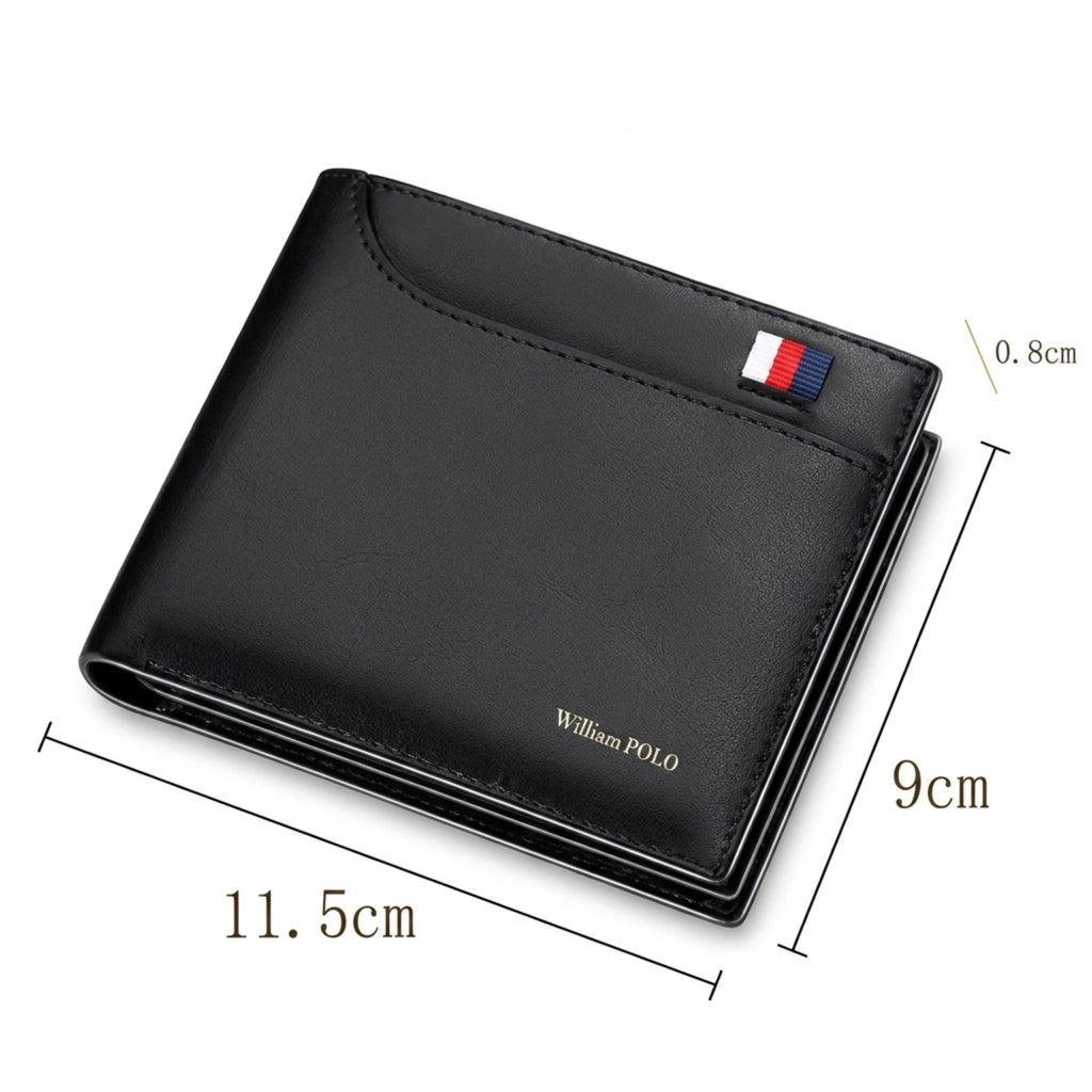 Carteira masculina em couro Carbon Signature, carteira slim de couro legítimo com design exclusivo e visual sofisticado para o dia a dia