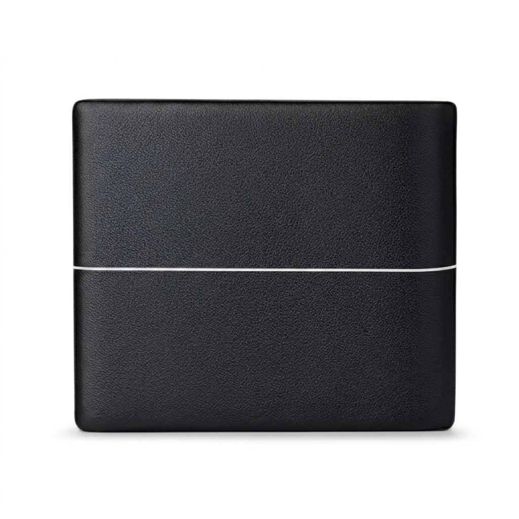 Carteira masculina em couro Executive, carteira pequena de couro legítimo com estilo sofisticado e alta durabilidade