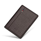Carteira Masculina Slim em Couro Domini, carteira masculina em couro legítimo com design compacto, acabamento premium e estilo sofisticado
