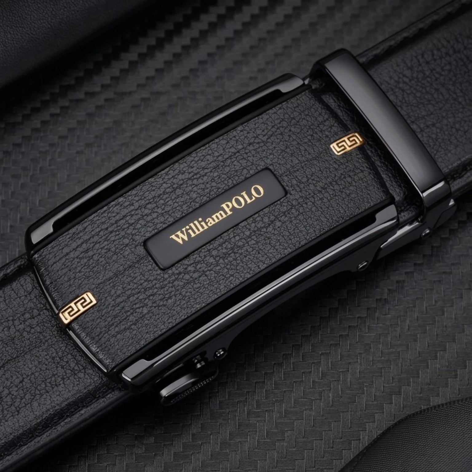Cinto de Couro Masculino Fivela Automática Heritage, acessório premium em couro legítimo para homens que valorizam elegância