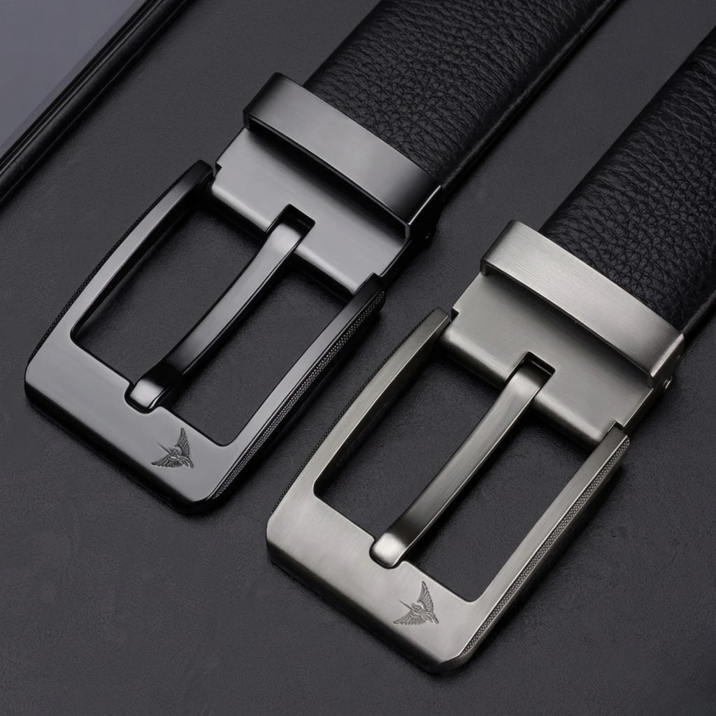 Cinto de Couro Masculino Retrô Clássico em couro legítimo, design clássico e sofisticado para homens que valorizam estilo e durabilidade