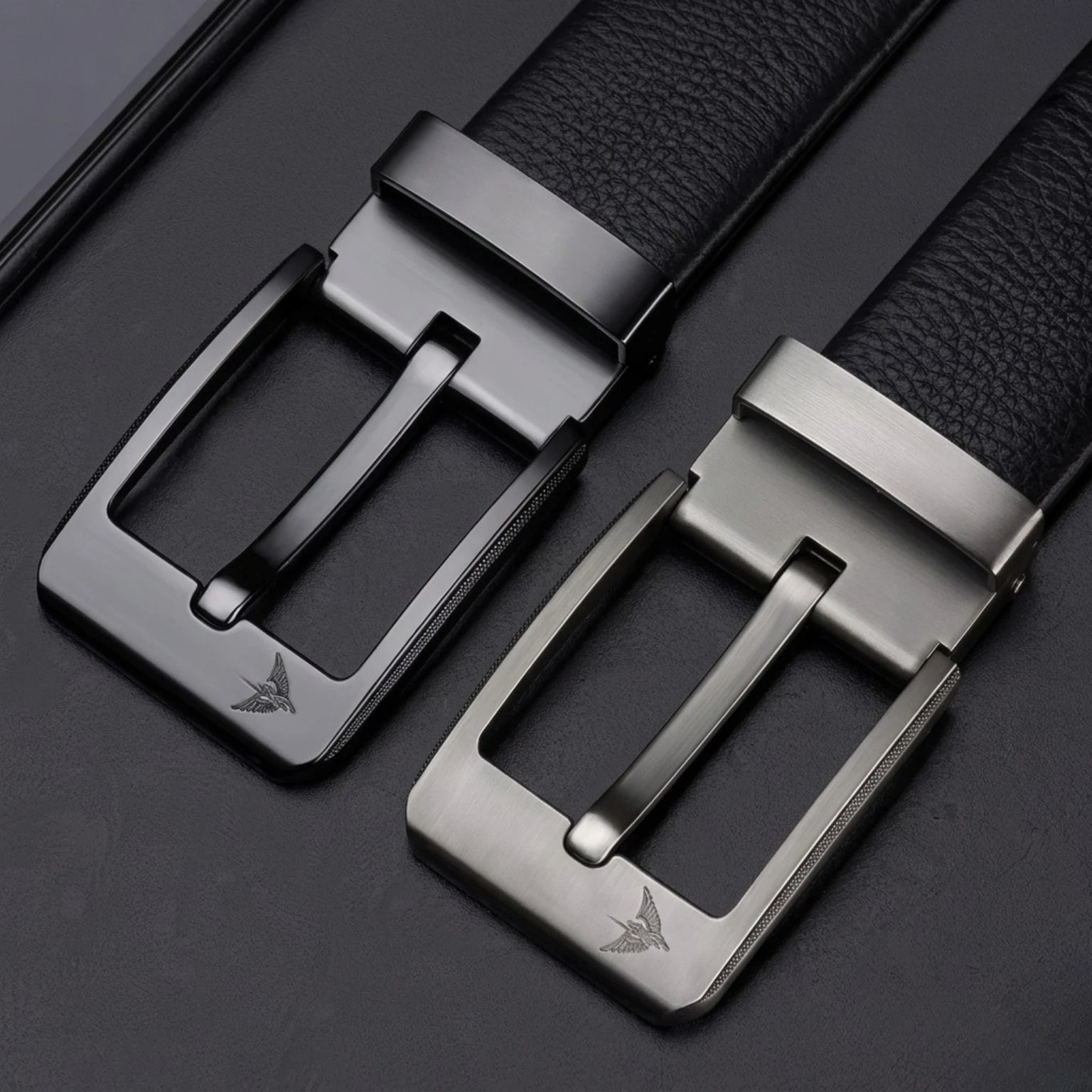 Cinto de Couro Masculino Retrô Clássico em couro legítimo, design clássico e sofisticado para homens que valorizam estilo e durabilidade