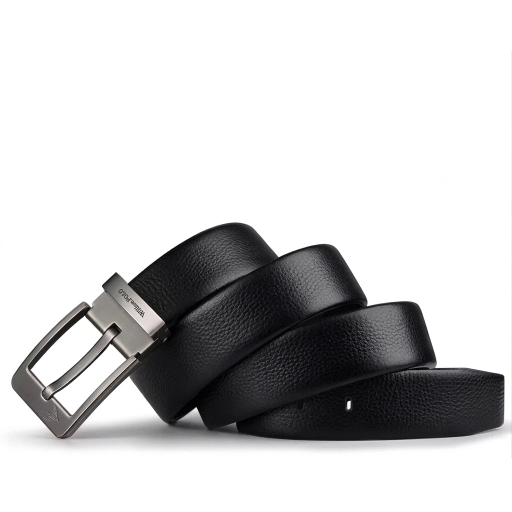Cinto de Couro Masculino Retrô Clássico em couro legítimo, design clássico e sofisticado para homens que valorizam estilo e durabilidade