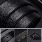 Cinto de Couro Masculino Retrô Clássico em couro legítimo, design clássico e sofisticado para homens que valorizam estilo e durabilidade