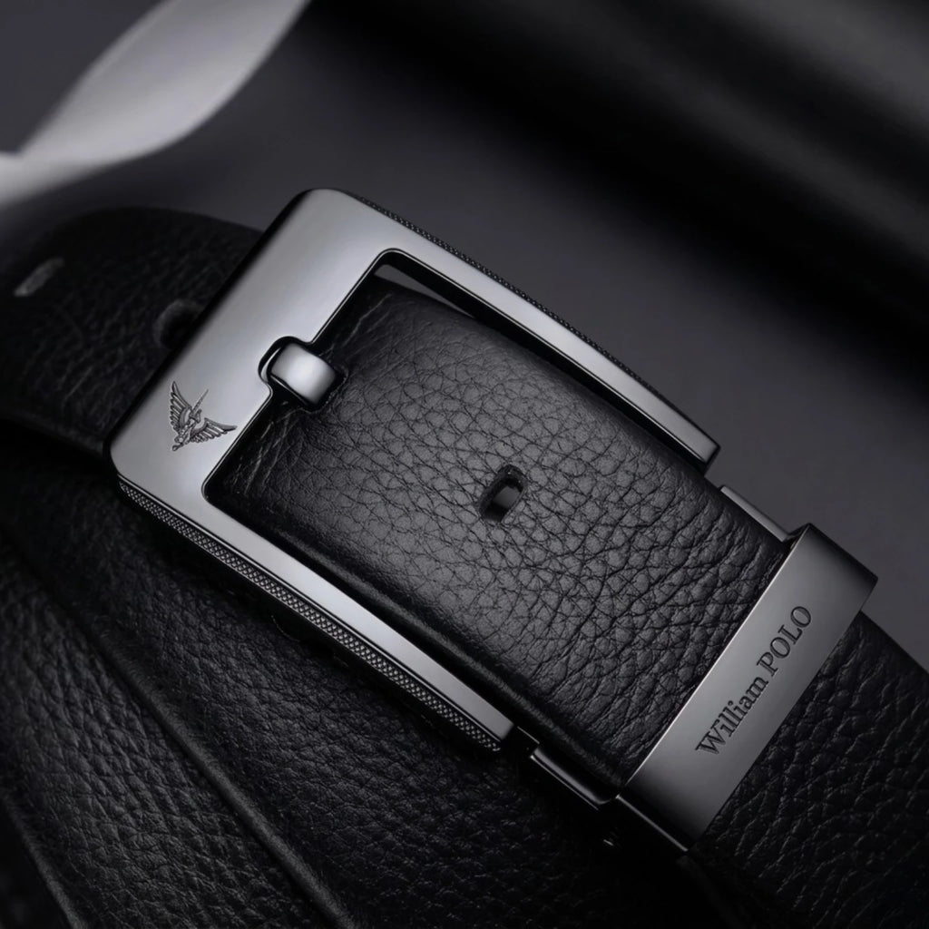 Cinto de Couro Masculino Retrô Clássico em couro legítimo, design clássico e sofisticado para homens que valorizam estilo e durabilidade