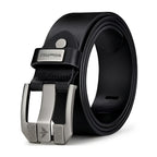 Cinto de couro masculino legítimo com acabamento premium, alta durabilidade e design elegante para qualquer ocasião.