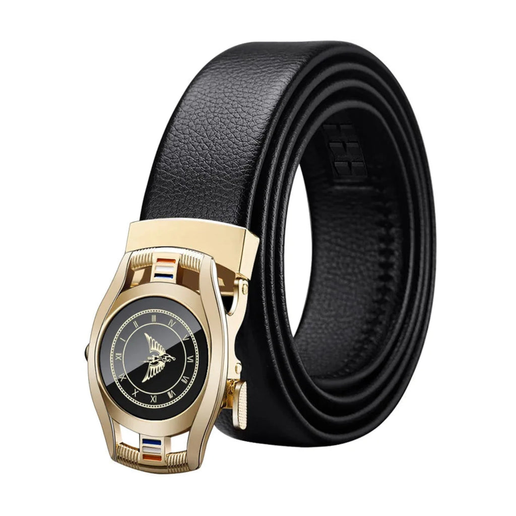 Cinto de Couro Masculino Vintage Iron em couro legítimo, design vintage, acabamento premium e estilo sofisticado