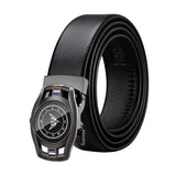 Cinto de Couro Vintage Preto