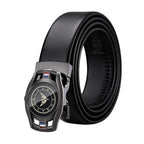 Cinto de Couro Masculino Vintage Iron em couro legítimo, design vintage, acabamento premium e estilo sofisticado