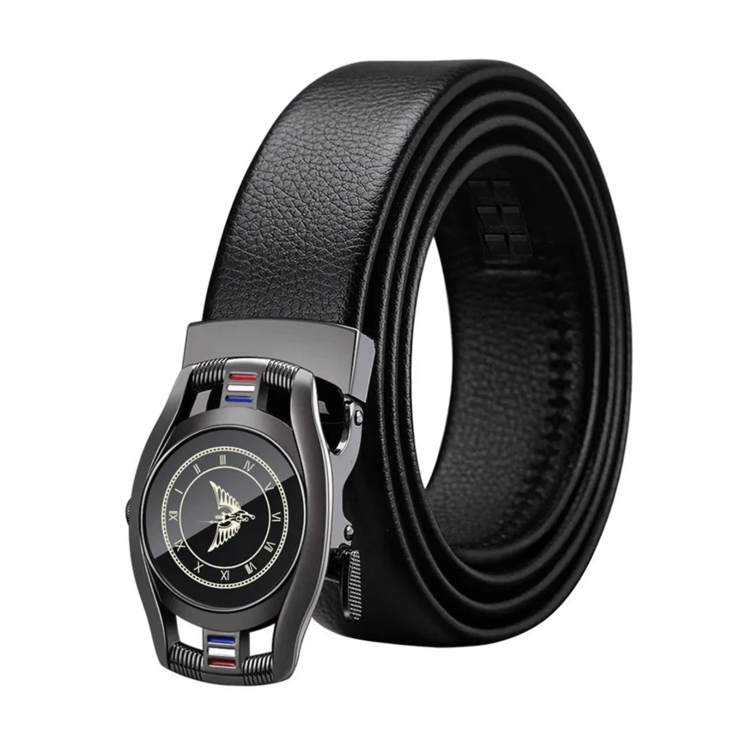 Cinto de Couro Masculino Vintage Iron em couro legítimo, design vintage, acabamento premium e estilo sofisticado
