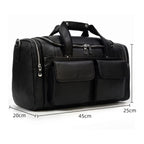 Mala executiva de couro Vittorio Leather com acabamento refinado e durabilidade superior.