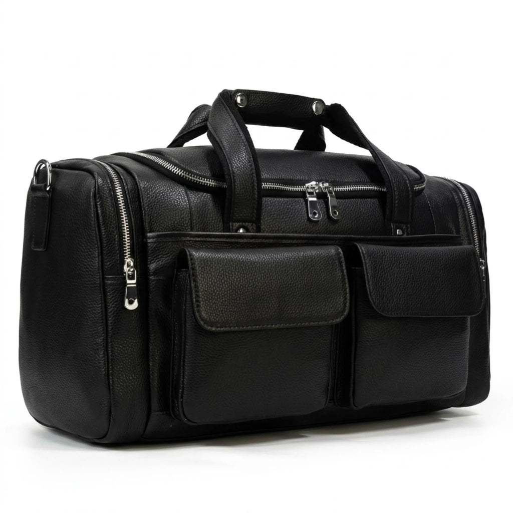 Mala de viagem em couro elegante para quem busca praticidade e estilo em cada viagem.